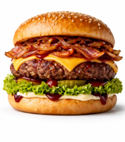 Barbecue Cheese Burger
