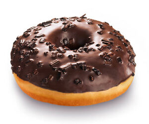 Black Crumble Donut