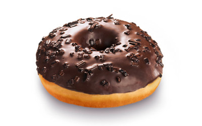 Black Crumble Donut
